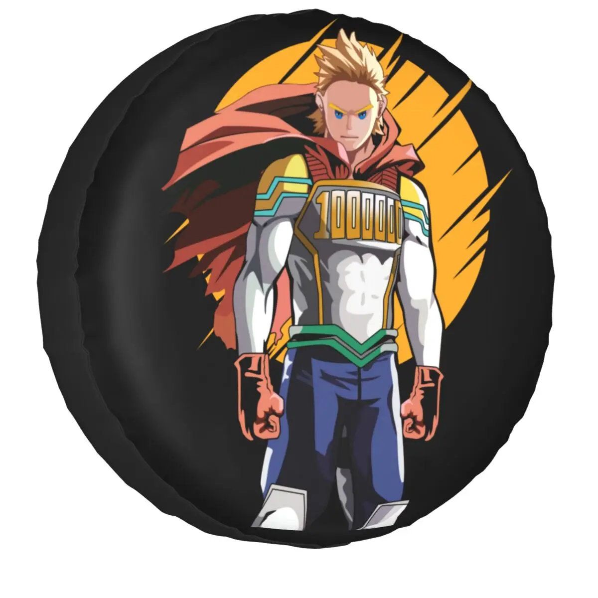 

My Hero Academia All Might Spare Tire Cover for Jeep Lemilion Anime Manga 4WD Trailer Car Wheel Protector 14" 15" 16" 17" Inch