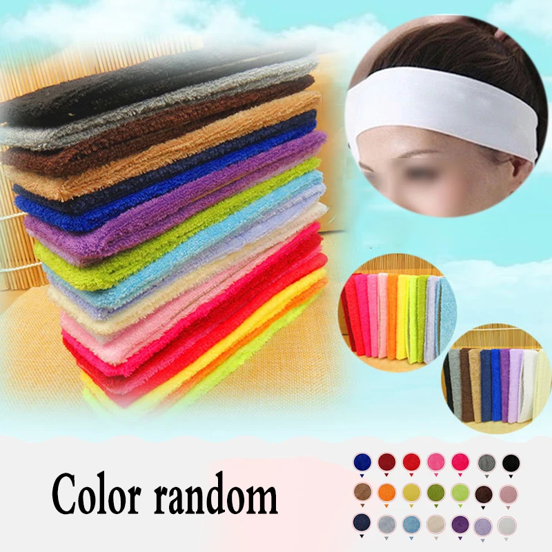 

Sweatband Hairband Sports Sweat Head Band Yoga Gym Stretch Wrap Unisex