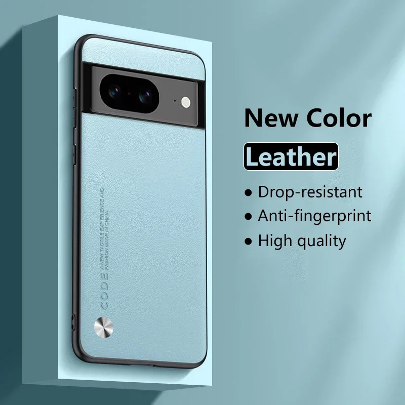 Leather Carbon Fiber Silicone Protective Phone Cover