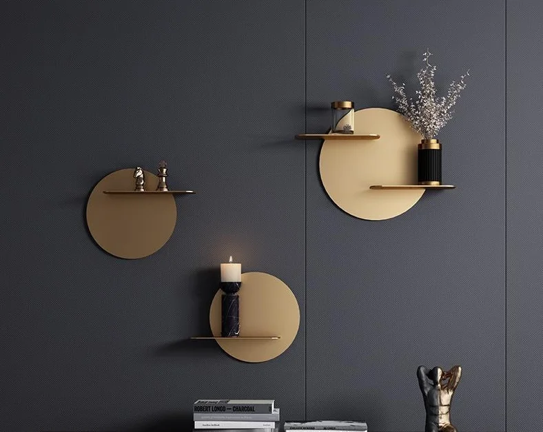 

Настенная полка, аксессуары, ресторан, кафе, 3D металлическая настенная стойка, Декор, современное кованое железо, домашняя комната, фон для телевизора, настенный держатель для хранения