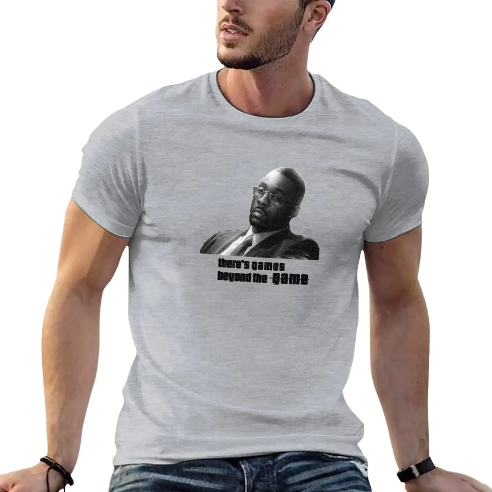 

Stringer Bell - games beyond the Game T-Shirt plus sizes customs design your own mens big and tall t shirts