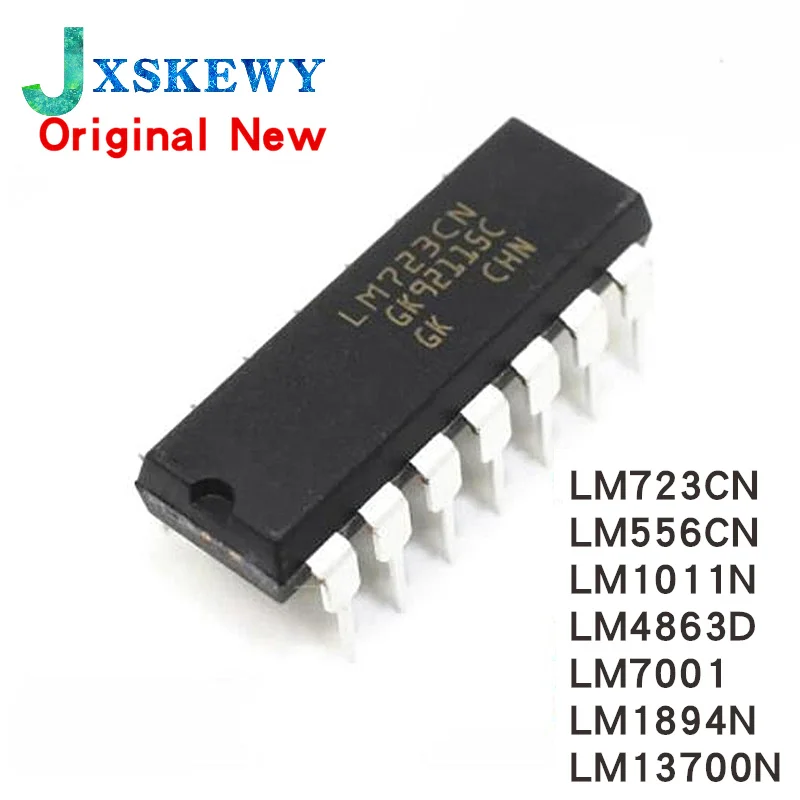 10Pcs-UC723L-LM723CN-LM723-DIP-14-MC1723CP-DIP-UA723CN-LM556CN-LM1011N ...