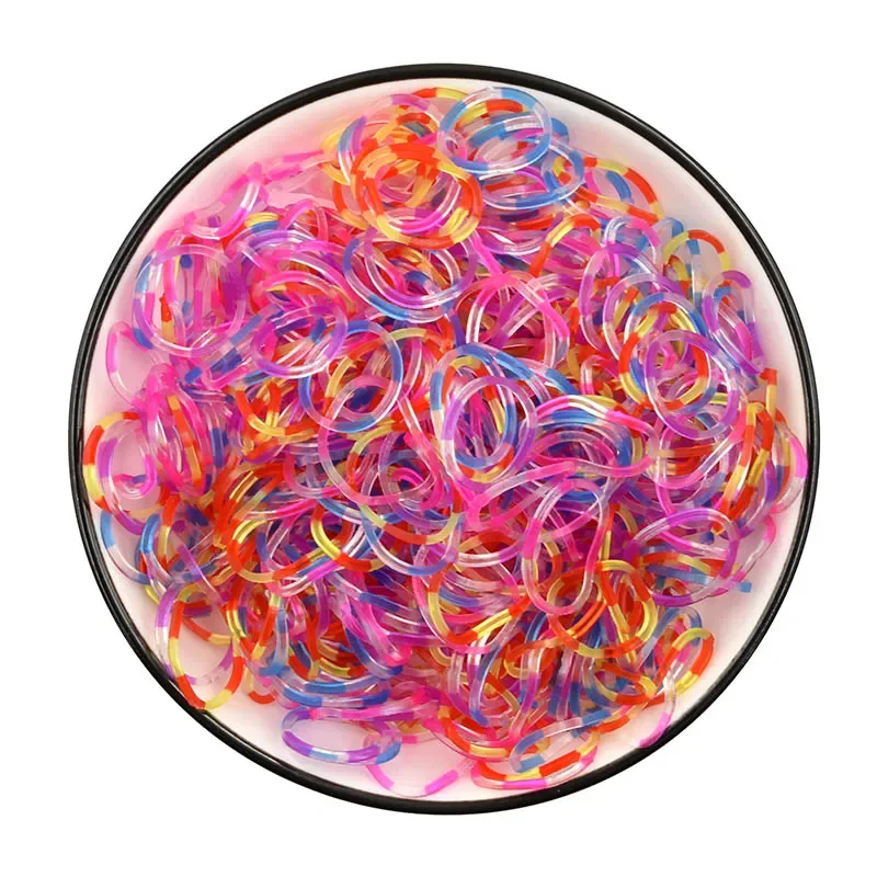 Hot Sell Tie Dye Silicone Loom Rubber Bands Refill with