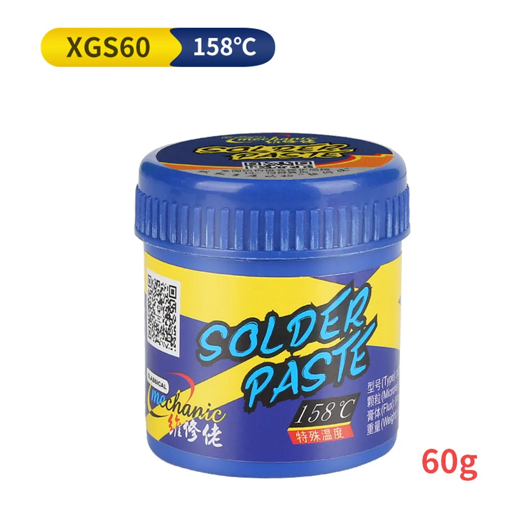 Bote de Estaño en Pasta para Soldar Mechanic XGS40 - 158ºC