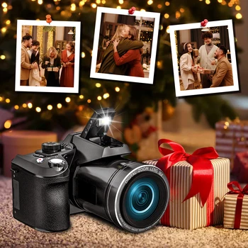 Digital Camera 4K 64MP 16X flip camera suitable for YouTube, suitable for photography beginners easy to learn and operate camera 6