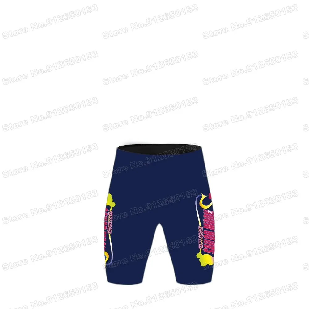 Women Sailor Moon Cycling Jersey Set Cartoon Anime Cycling Clothing Pretty Girl Soldier Road Bike Shirts Suit MTB Maillot