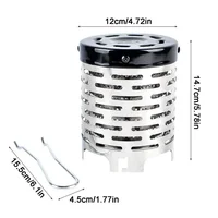 Warmer Camping Heating Mini Portable Gas Heater Camping Picnic Outdoor Heater Cover Propane Stainless Steel Tent Gas Heater 6