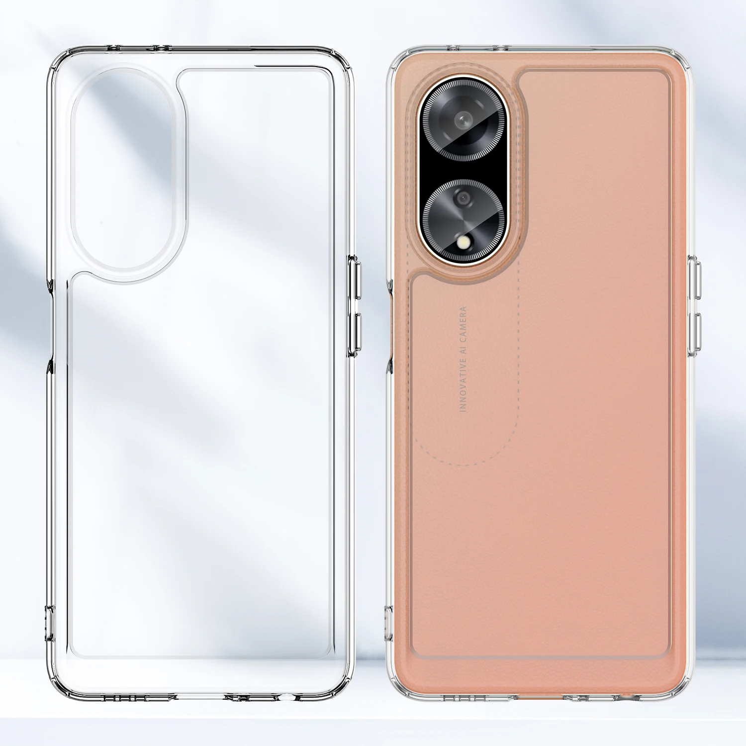 Per Oppo A98 5G Custodia Trasparente Cover Oppo A98 Fundas Coque Candy Color Soft Flessibile Tpu Clear Back Bumper Oppo A98