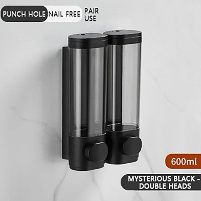 

Dispenser Soap Dispenser Wall-mounted Dispenser E-commerce Hotel Manual Soap Amazon Soap Bathroom Press Hotel Cross-border