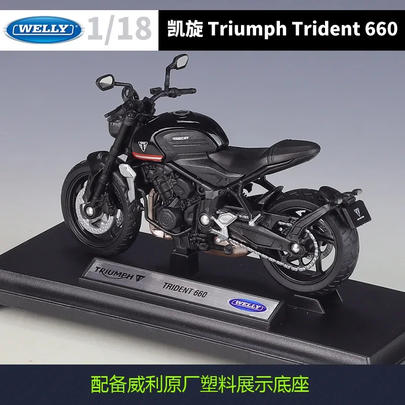 Welly 1:12 Scale Triumph Trident 660 2022 Bike Model Motorcycle Diecast Moto  Cycle Vehicle Miniature Collectible Of Childrens - AliExpress