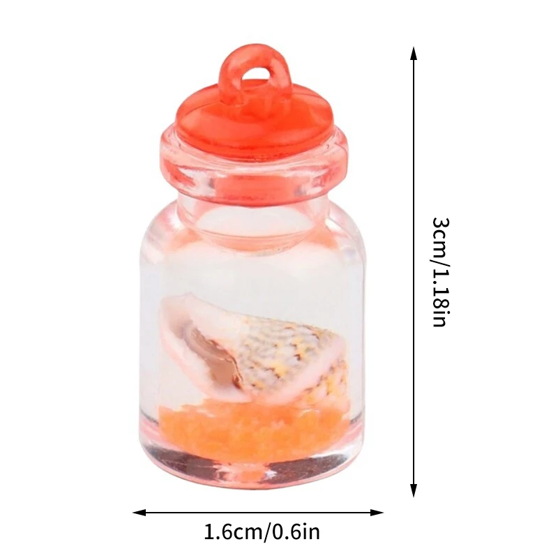 Luminous Transparent Drift Bottle Conch Shell Box Pendant for Jewelry Making DIY Charms Home Decoration Ornament