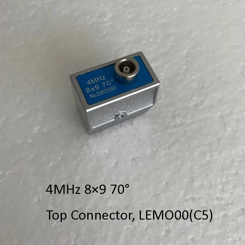 Angle Probe Transducer Top connector 4MHz 8x9 8*9 45/60/70 Degree