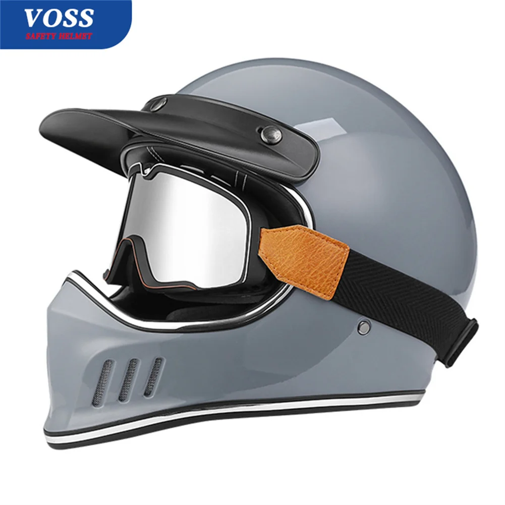 VOSS High Quality Motorbike Casque Vintage Fashion Off Road