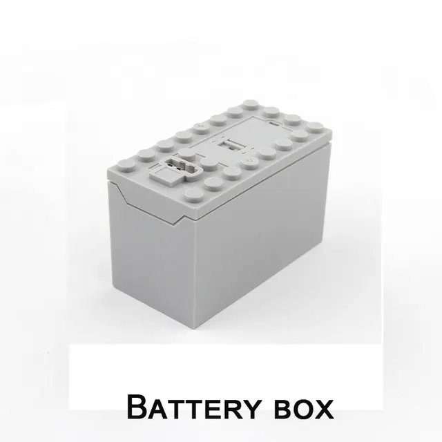 Building Block Aaa Battery Box Electrical Machinery Toy Motor Power Support  Pf Model Sets Compatible With Lego Parts 88000 - Stacking Blocks -  AliExpress