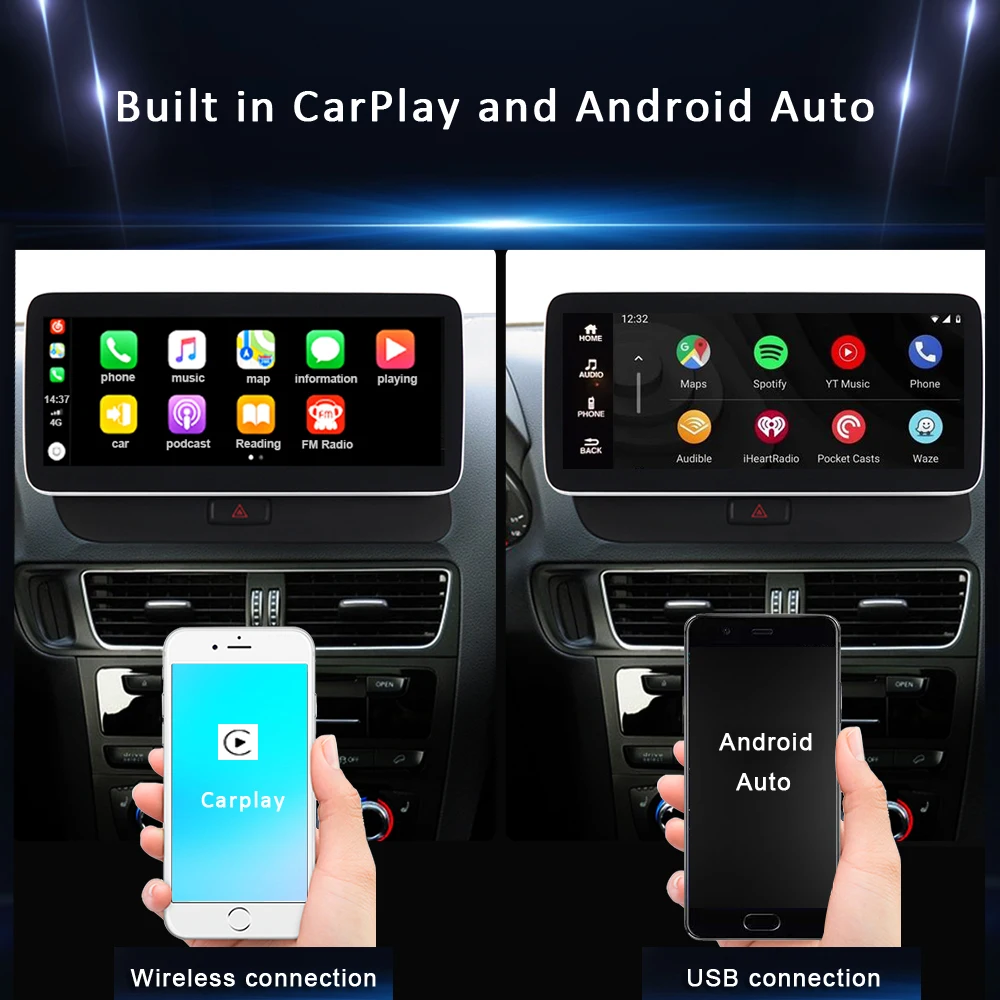 Ouchuangbo Android 11 Radio Gps Multimedia Voor Audi A8 A8L S8 Quattro D3 D4 2G 3G Mmi 2003-2017 Met 8 Core 8Gb 128Gb Carplay