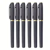 Large-Capacity Black Ink Gel Pen 1.0 Tip Bullet Calligraphy Practice Carbon Black for School Student Business Affairs 6