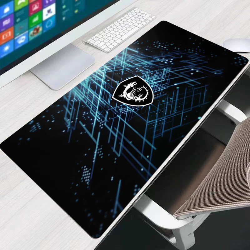 

Gaming Accessories Msi Mousepad Computer Laptop Game Extended Mouse Mat Large Anime Office Mouse Pad Rubber Keyboards Table Mat