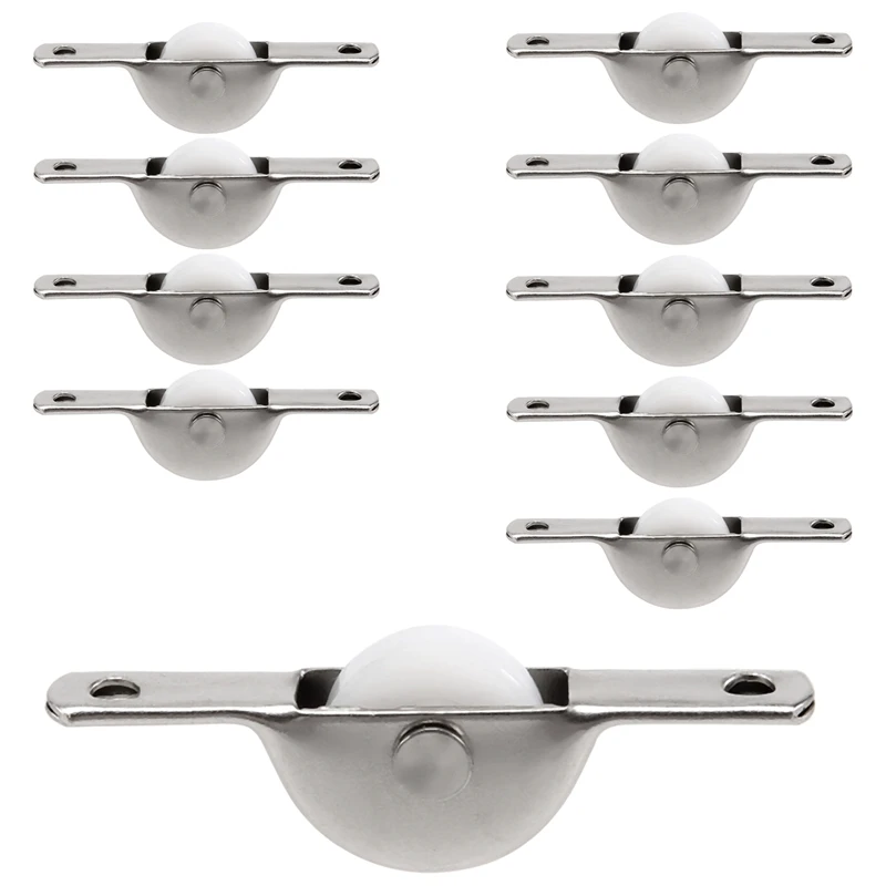 Door Window Cupboard Drawer Bin Single Nylon Sliding Roller Pulley Wheel 10Pcs sliding door rollers