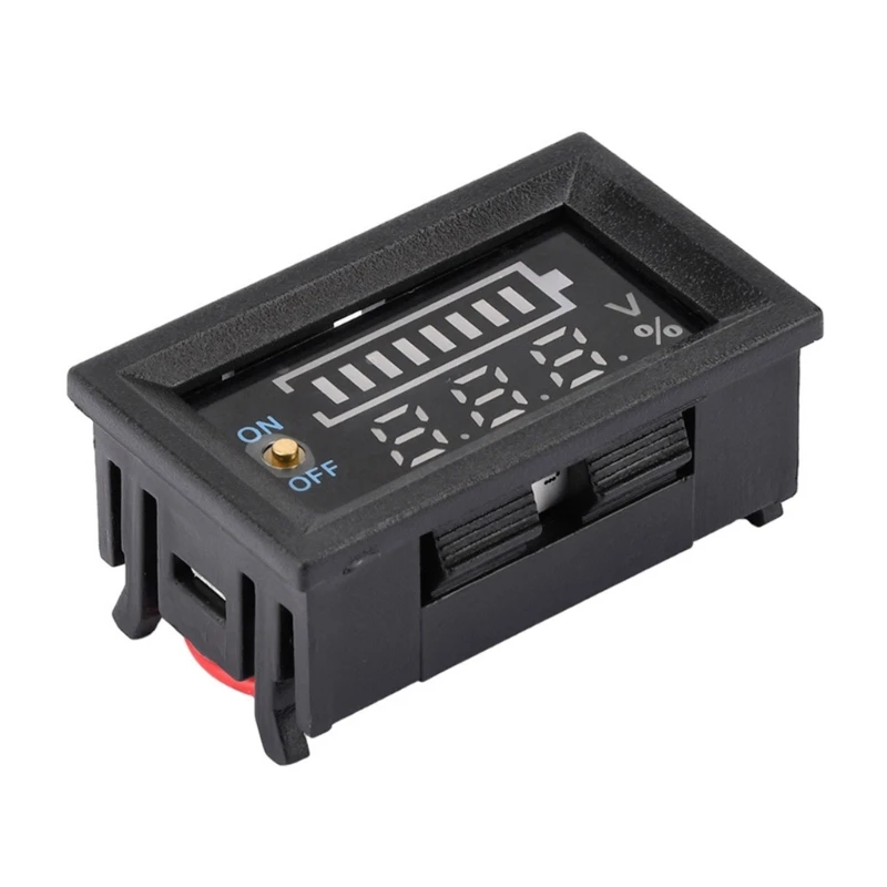 

Upgrades LED Digital Display Gauge Wide Input Rangings LED Digital Voltmeter for Car Mods & Solar Energy System