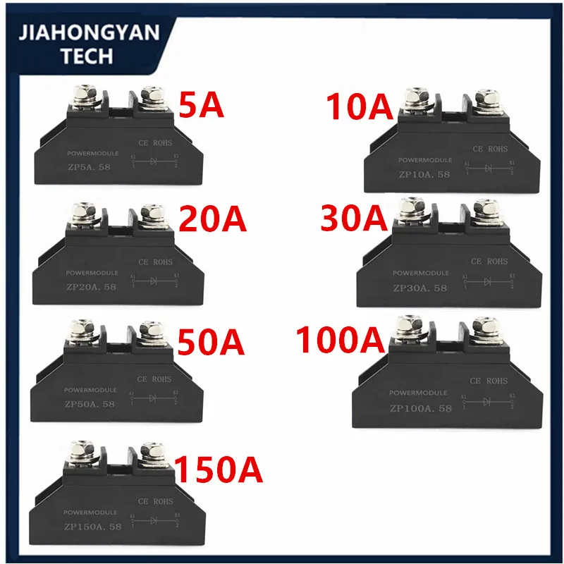 High power diode ZP5A ZP10A ZP20A ZP30A ZP50A ZP100A ZP150A rectifier diode 1000V M220.58 Radiator HS1040 HS3060 HS3060F