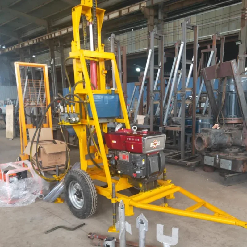 

YG Fully Automatic Electric Portable Water Well Drilling Rig Price Construction Machinery 40 Meter 80M Drill Rig Manufacturer