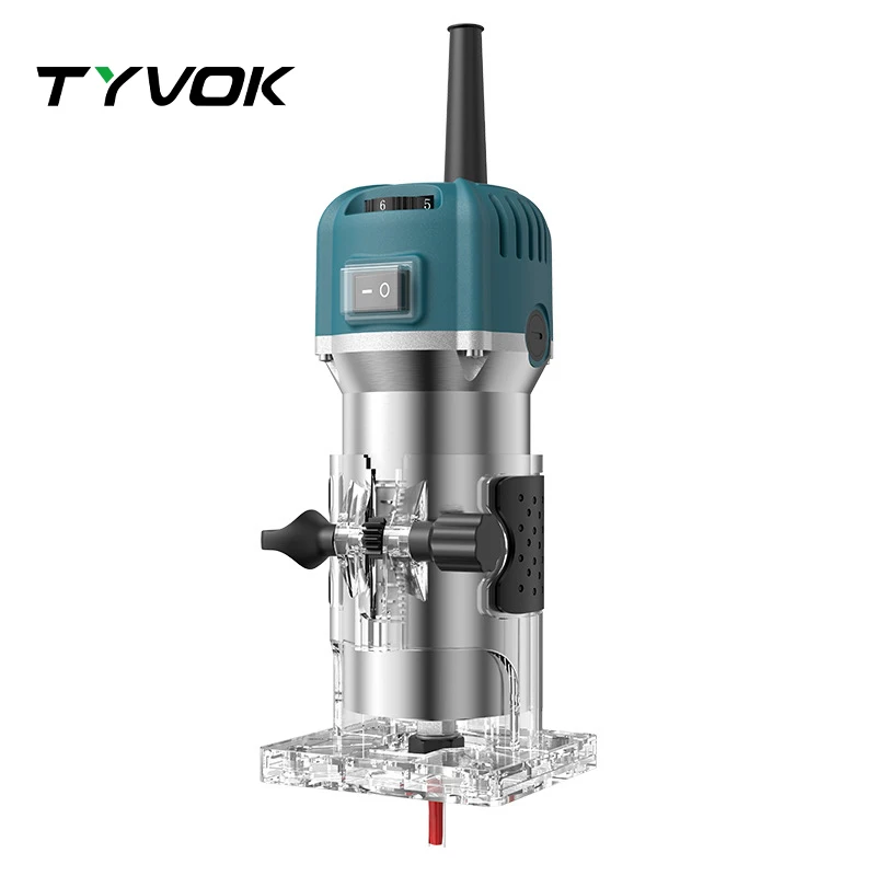 Tyvok Wood Electric Trimmer 30000r/min Woodworking Wood Milling Electric Hand Trimmer Laminator Router Edge Joiners Set