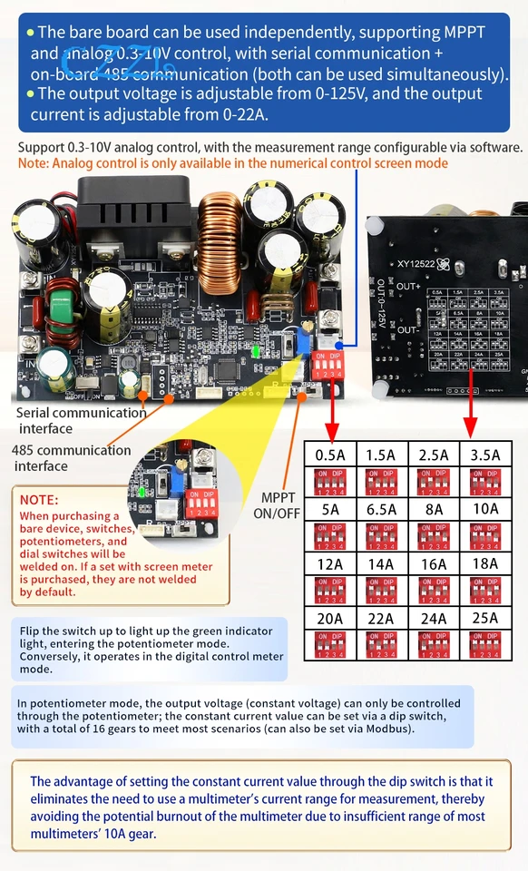 XY12522S CNC DC Adjustable Stabilized Power Supply Constant