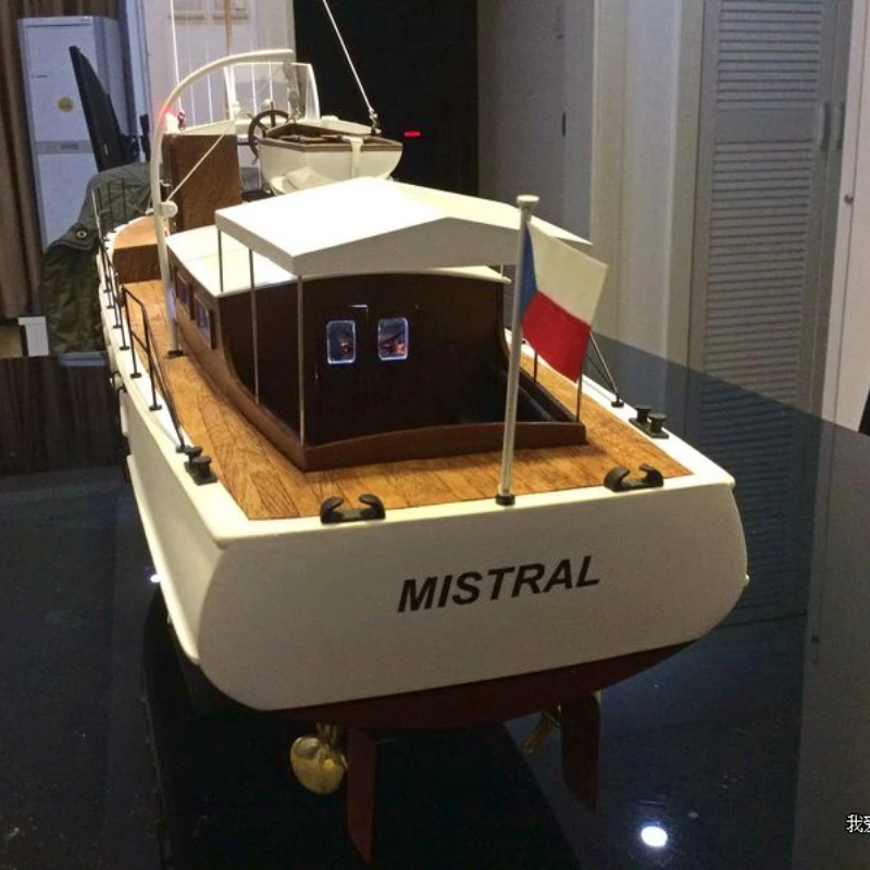 Wooden Yacht Northwest Wind Basswood Kit Assembled Ship Model 5