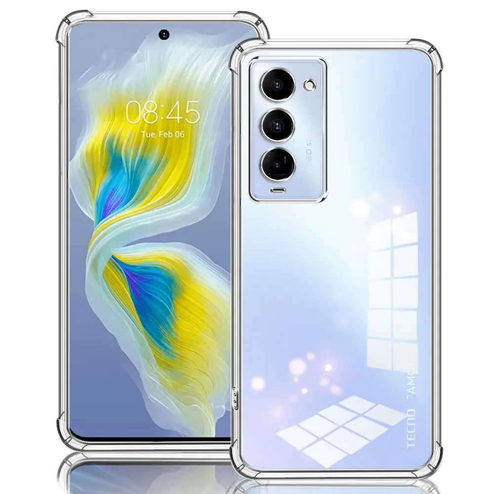 Shockproof Transparent Soft Silicone Phone Case | Enhanced Protection & Style