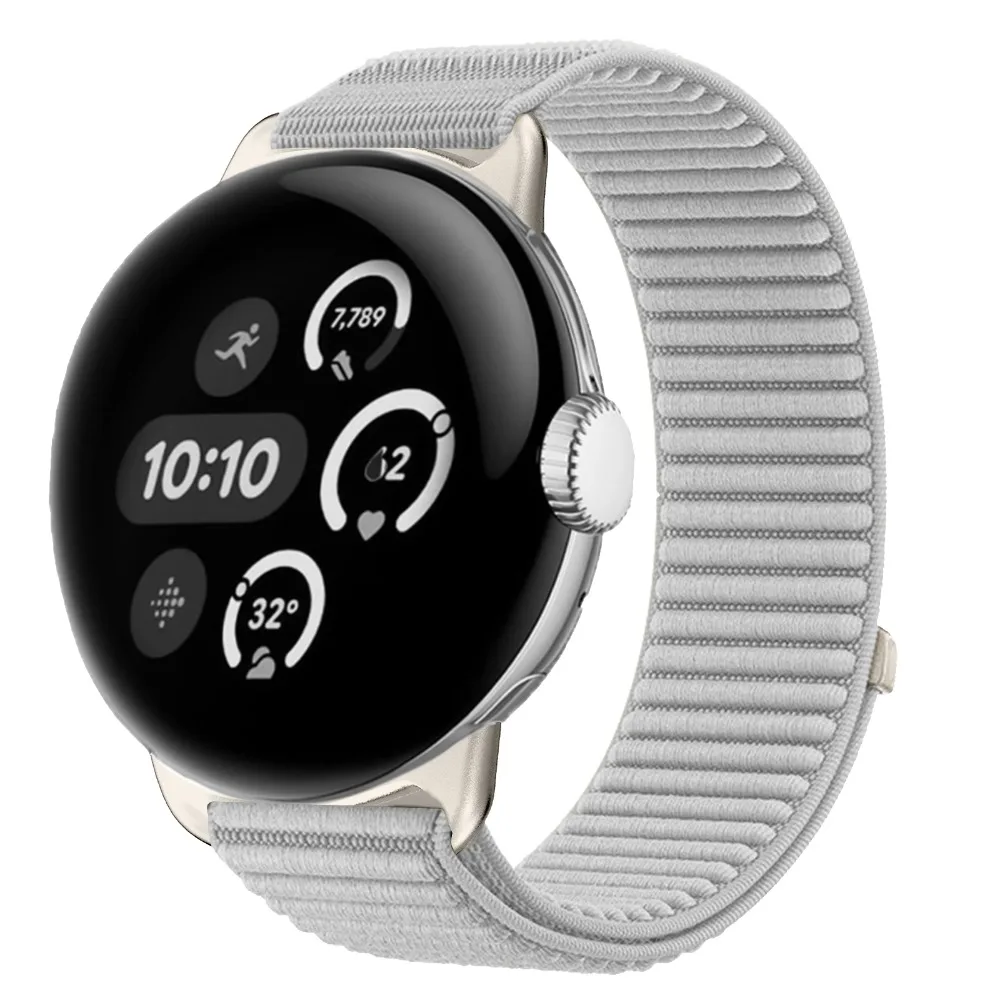 Sport Nylon Loop Elastic Band for Pixel Watch - 41mm & 45mm Strap Accessory