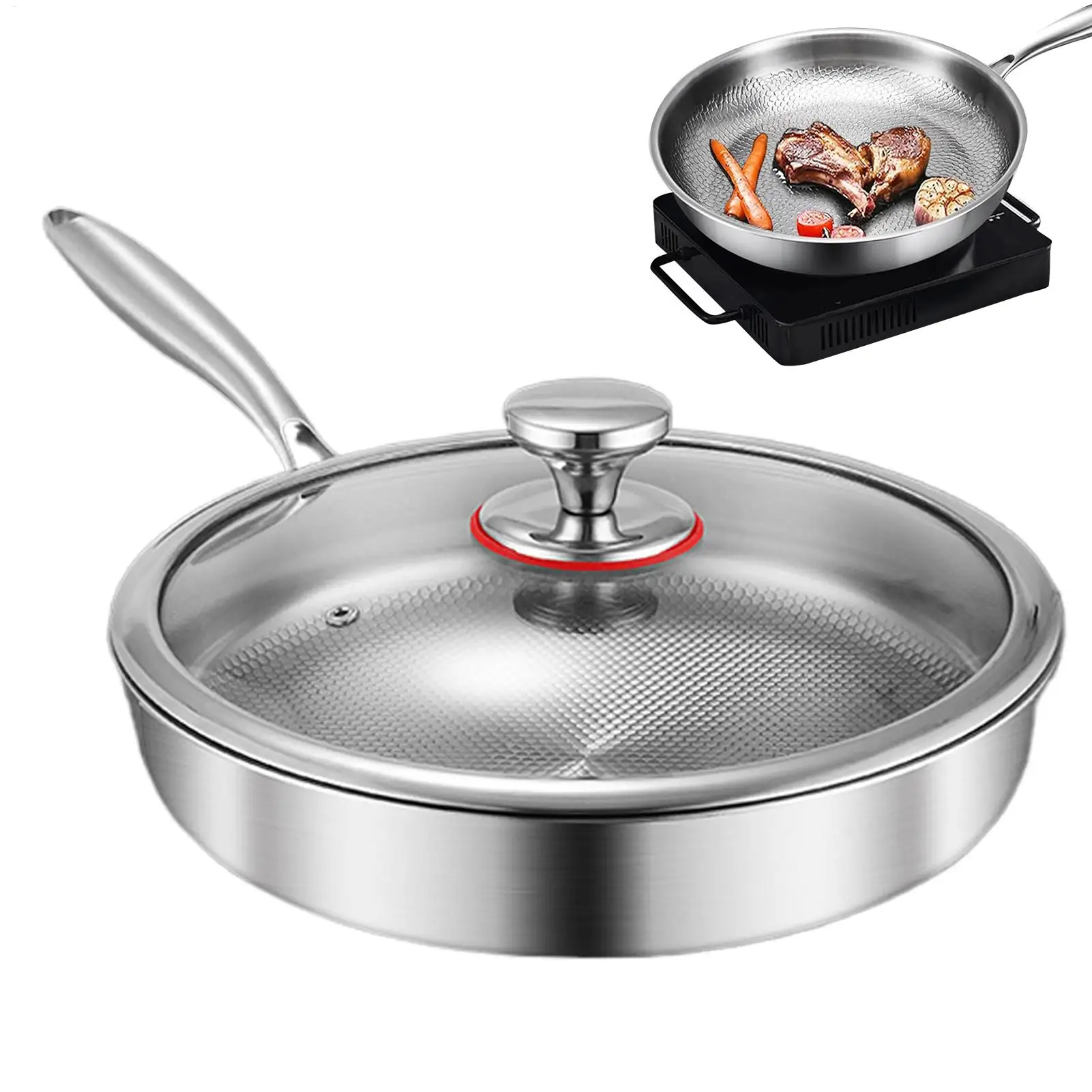 Titanium Stainless Frying Pan 1
