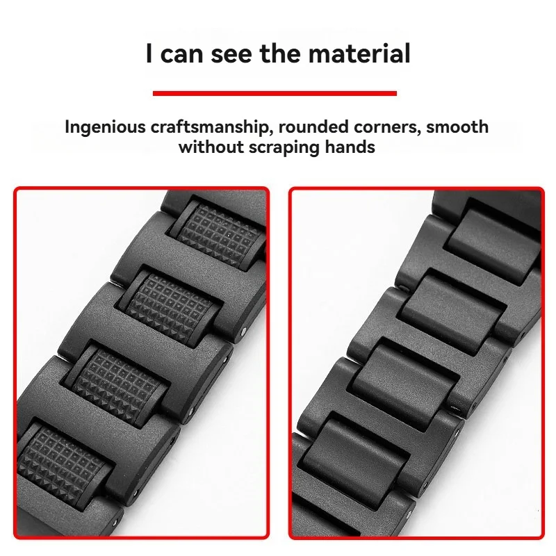 Versatile Composite Resin Watch Band Strap - 22MM, 23MM, 24MM