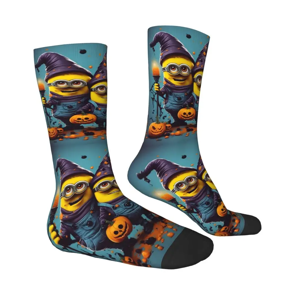 Custom Cool Print M- Minions Cartoon Socks for Women Men Stretchy Summer Autumn Winter M- Minions Bananas Crew Socks 153 S261a2b0ce61f42b18a2d0ab12404e906T