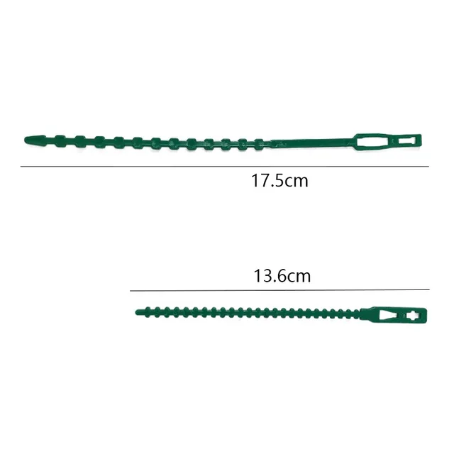Újrafelhasználható 13,5/17,5 Cm Műanyag Növényi Tartó Klipek Bilincsek Növénytámogató Cserjék Rögzítőfa Reteszelő Nylon Állítható - Image 6
