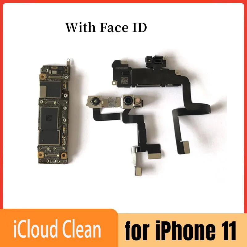 11 64G avec visage-Carte mère 100% originale débloquée pour iPhone