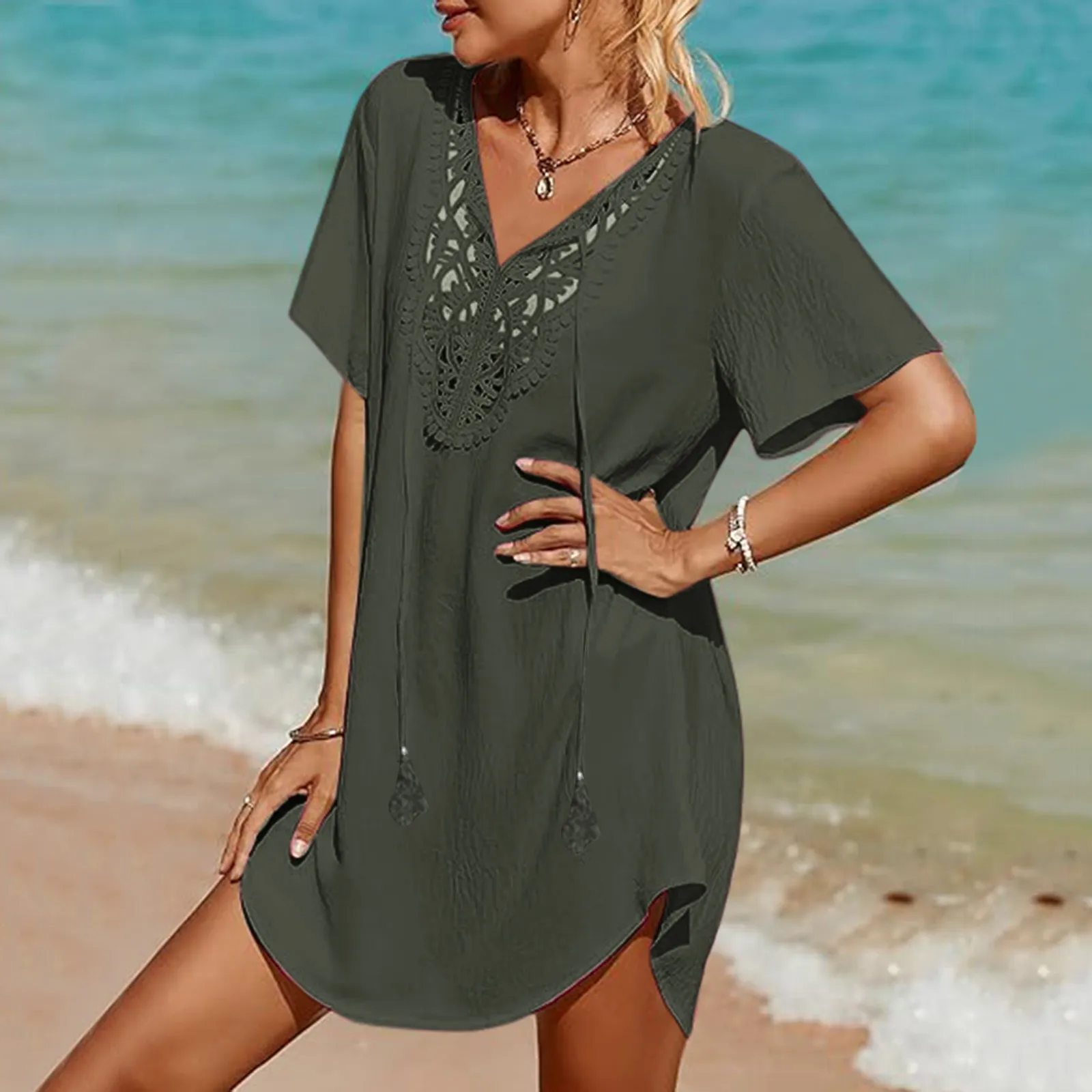 Surfing Bikini Cover Up Sunflower Women Summer Swimsuit Beach Dress swimsuit cover up swimsuit coverup beach suit women dresses