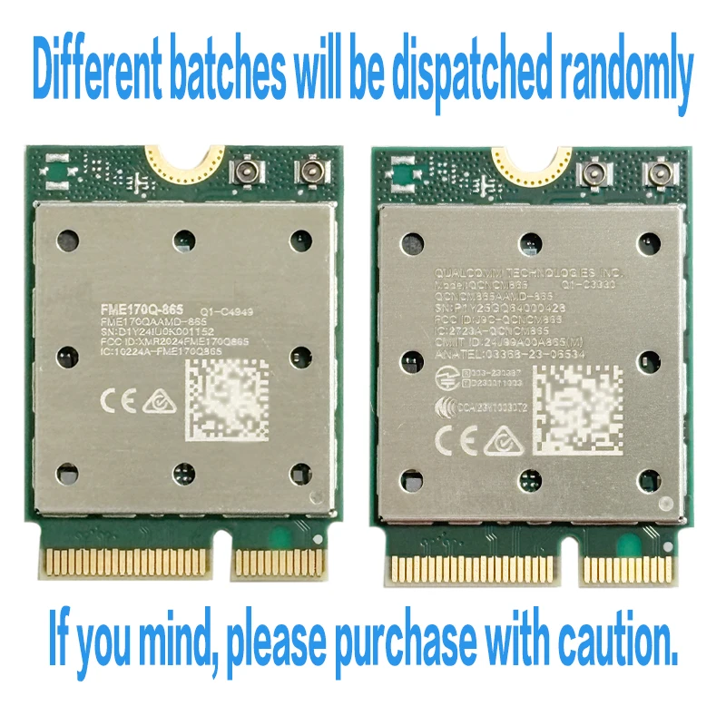 WiFi 7 QCNCM865 WI-FI 7 BT コンボ モジュール Bluetooth 5.4 最大