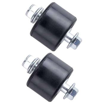 Yamaha YFZ 350 밴시용 블랙 하부 체인 롤러 가이드 세트, 1987-2006,2 PCs (8mm)