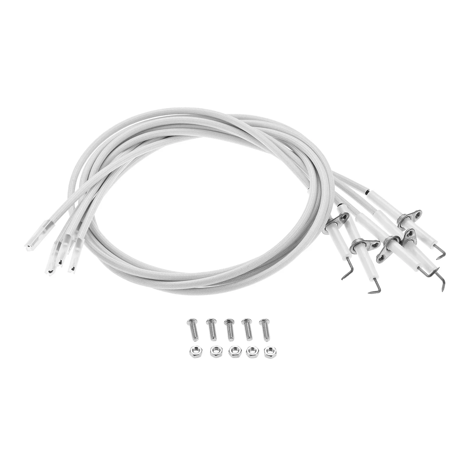 5PCS Grill Igniter Wire Kit & Ceramic Electrode for Gas Grill 28 Inch Griddle with 4 Burner for Backyard BBQ Igniters