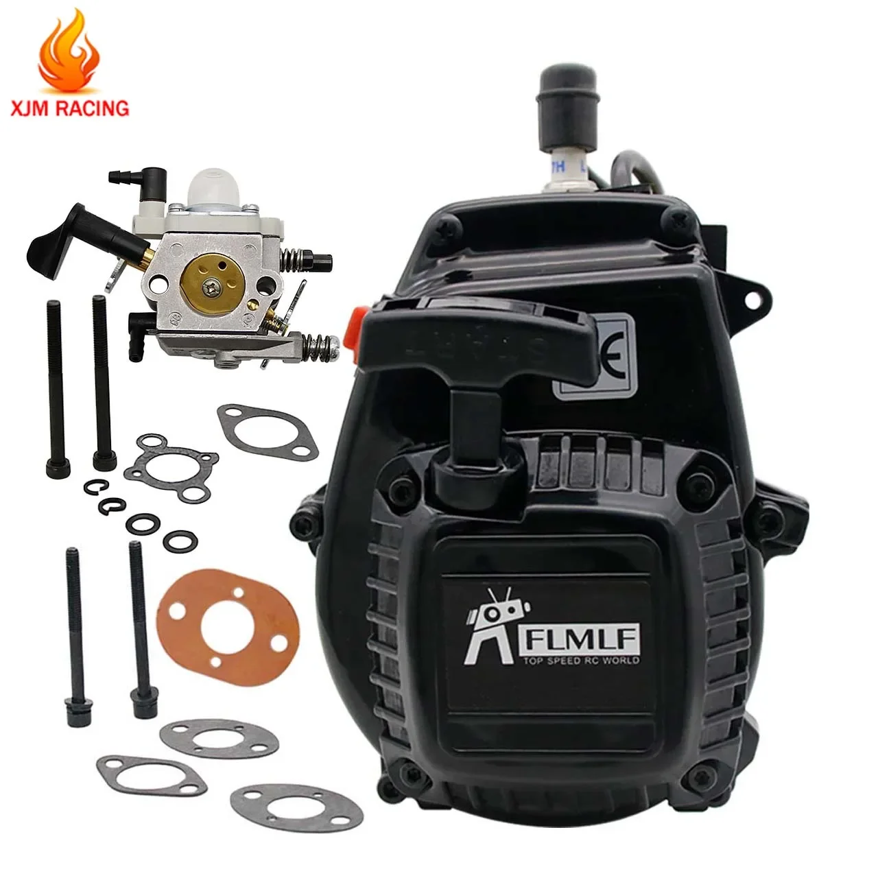 2-Stroke 4 Bolt 30.5CC 10HP,29CC 9.5HP,32CC 11HP Competition Reed Case Engine for 1/5 Hpi Rofun Rovan Km Baja LT FG Rc Car Parts 1