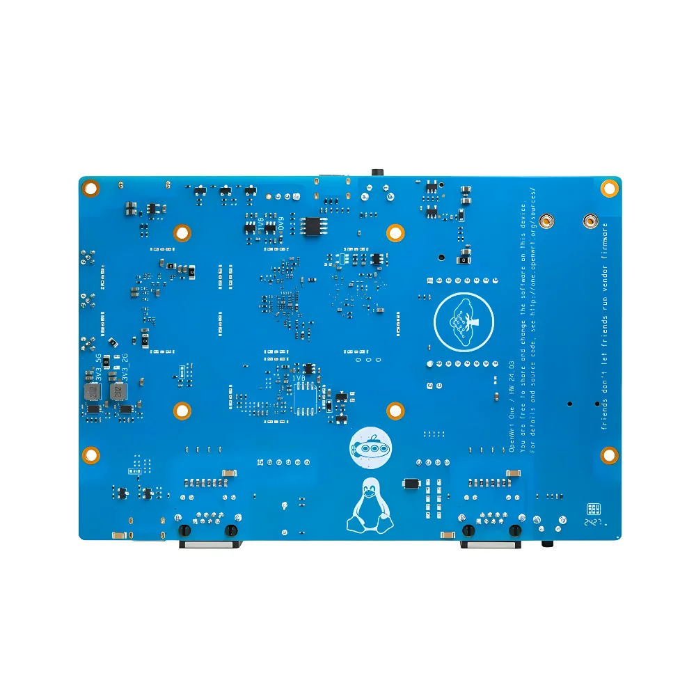 Smart Router Banana Pi OpenWrt One MediaTek MT7981B 1GB DDR4 2.5GbE RJ45 and Gigabit Ethernet RJ45 256 MiB SPI NAND Open Source