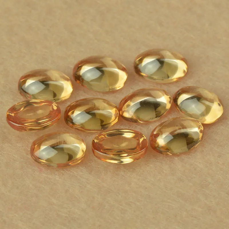 Sale 3x5~18x25mm Champagne Color Synthetic Cubic Zirconia