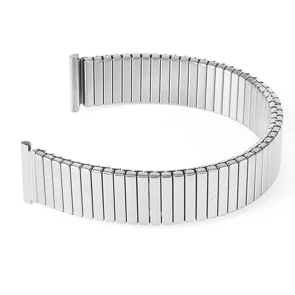 Metal Elastic Watch Strap Stretch Expansion Stainless Steel - Temu