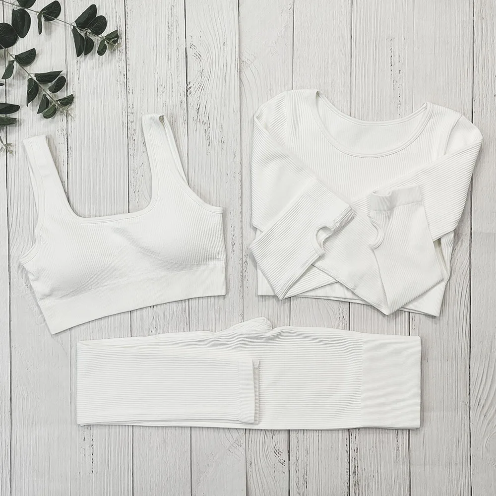 Ribbed Yoga Set Sportswear Women Suit For fitness Seamless Sports Suit Workout Shorts Set Tracksuit Sports Outfit Gym Clothing Sports Bra Set Gym Workout Set Yoga Pants Set Yoga Set Sports Set Shorts Fitness Set Sportswear Set Sports Set