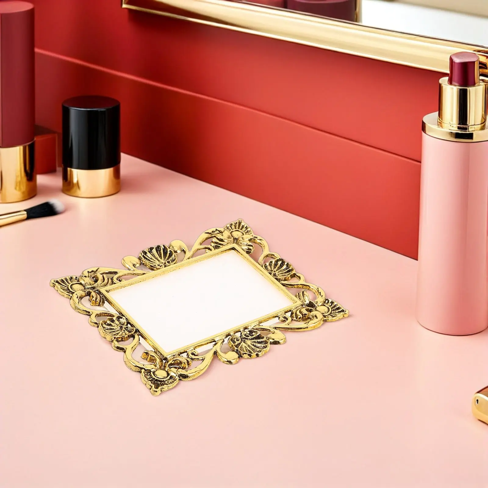 4pcs 레진 네일 아트 팔레트 빈티지 논슬립 컬러 디스플레이 보드 젤 폴리쉬 매니큐어 디자인 살롱 도구 네일 피그먼트 믹싱