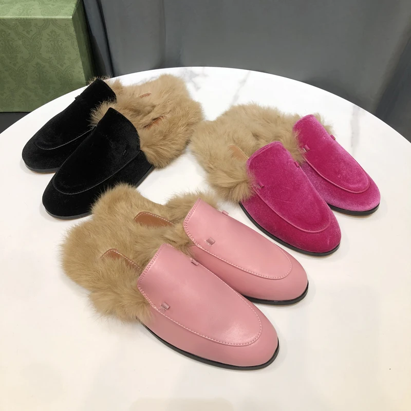 Cooler Mule Pantofole Donna In Microsuede – Fodera In Pile Calda, Suola Resistente, Plum E Fuchsia, 39.5 EU