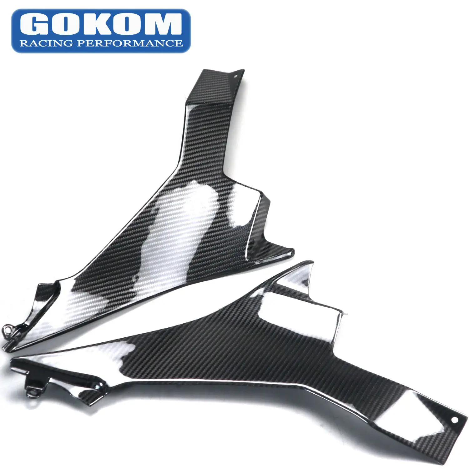 

Gokom детали гоночного мотоцикла из углеродного волокна для KAWASAKI NINJA400 NINJA 400 Крышка Резервуара боковая панель