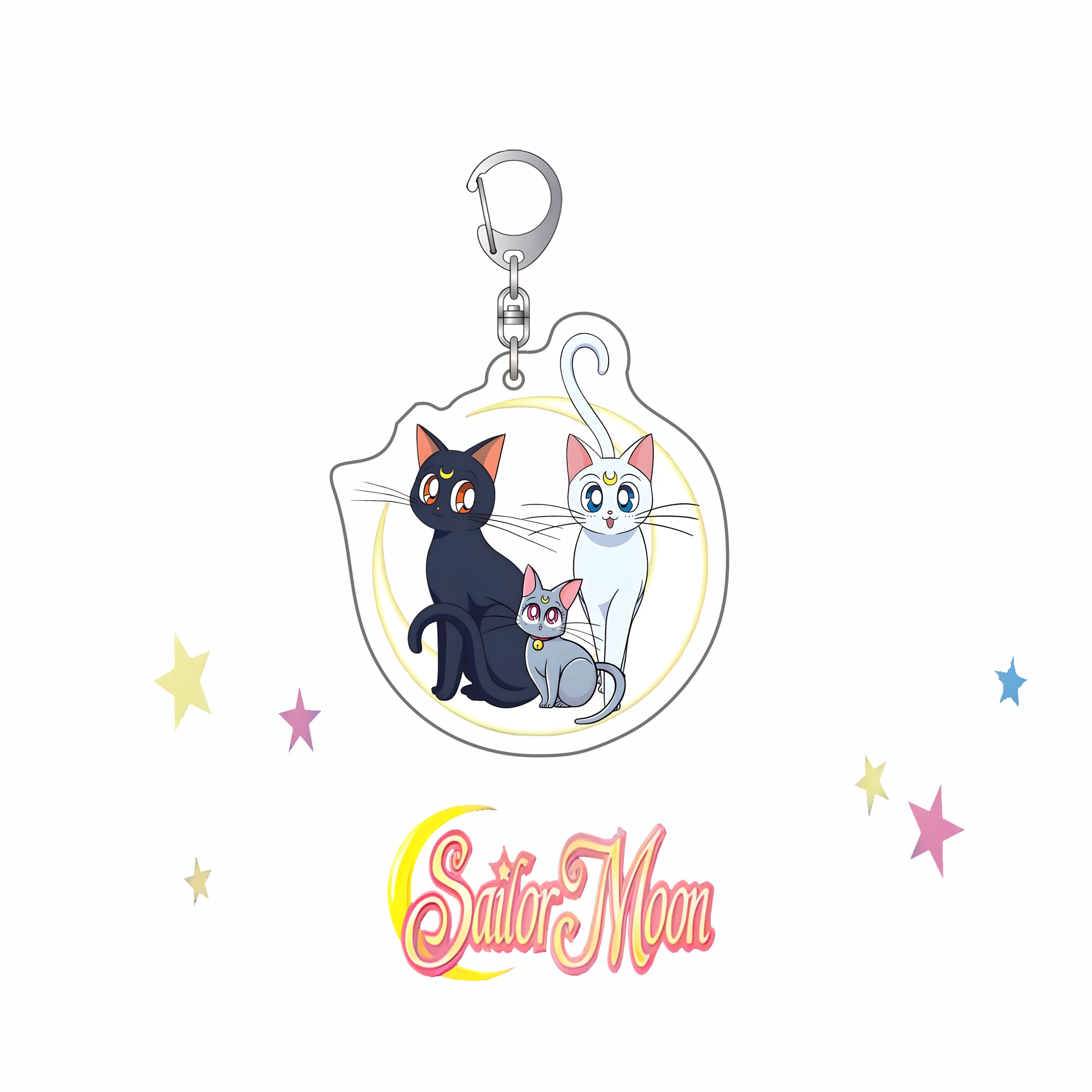 Sailor Moon Chibi Anime Keychain - Kawaii Bag Charm Pendant Accessory