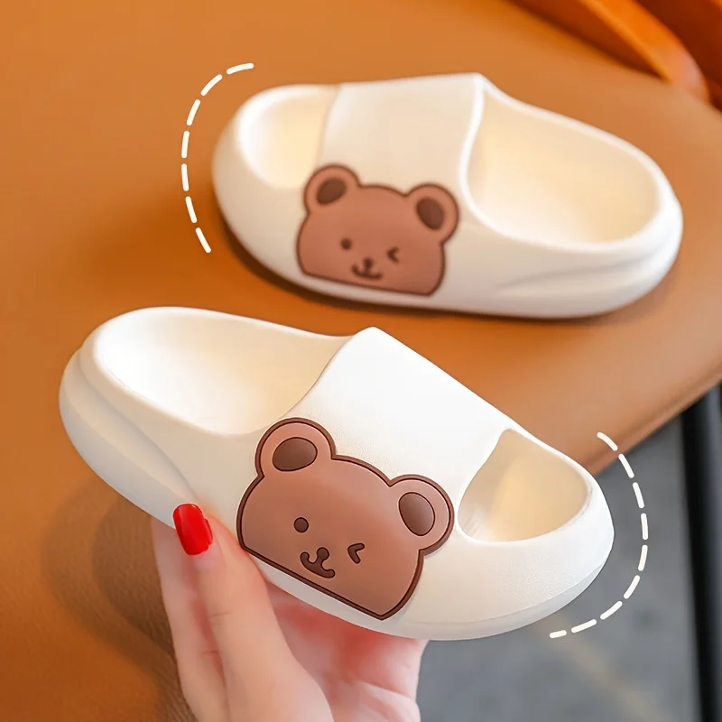 

Cute Cartoon Slipper Girl Summer Prevent Slip Lovers Flip-flops Outside Wearing Beach Shoes Children Unisex Non-slip Slippers