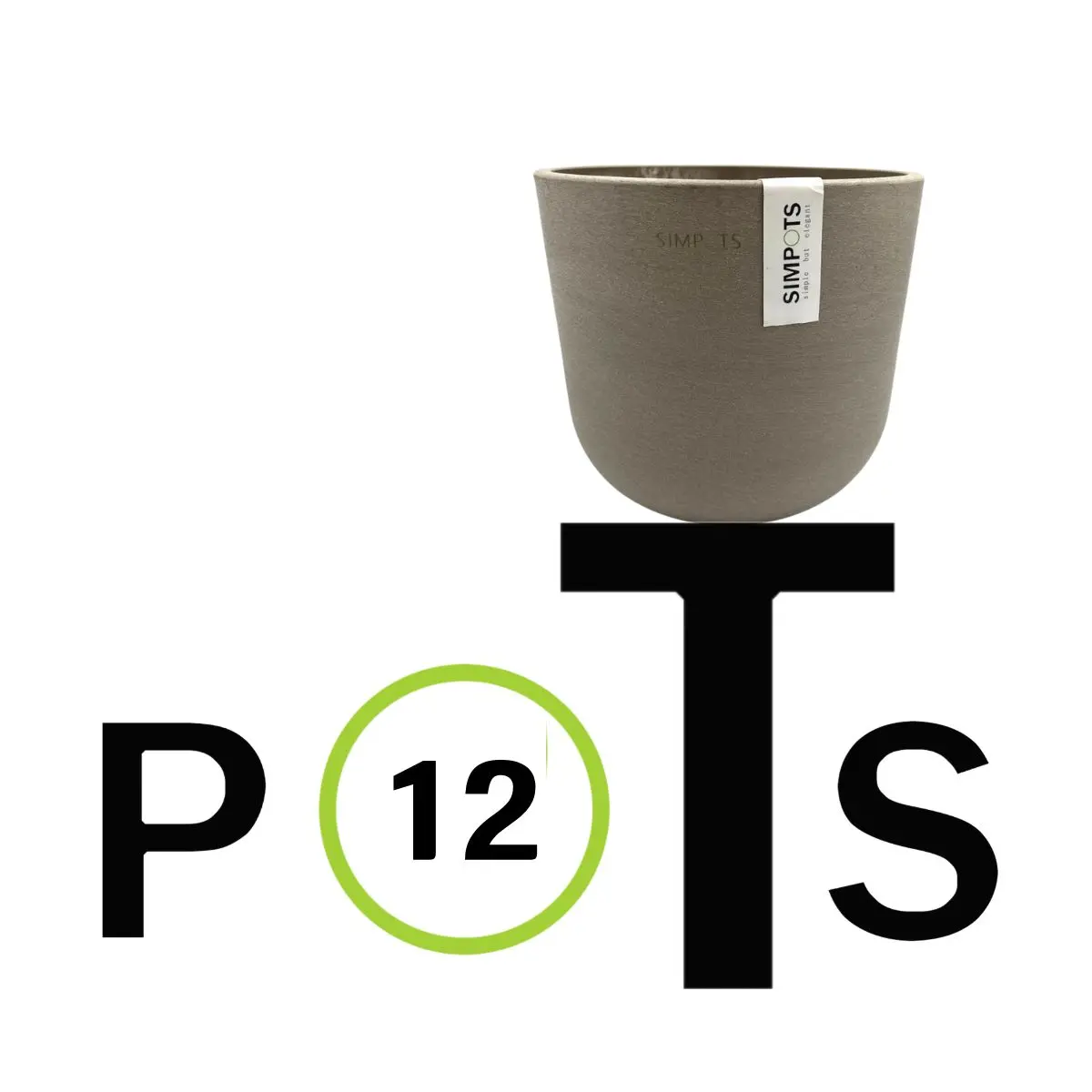 

SIMPOTS Plant Pot Brown U12CM U-Shaped Flower Planters Decorative Planters For Plants Low Price ECO Friendly